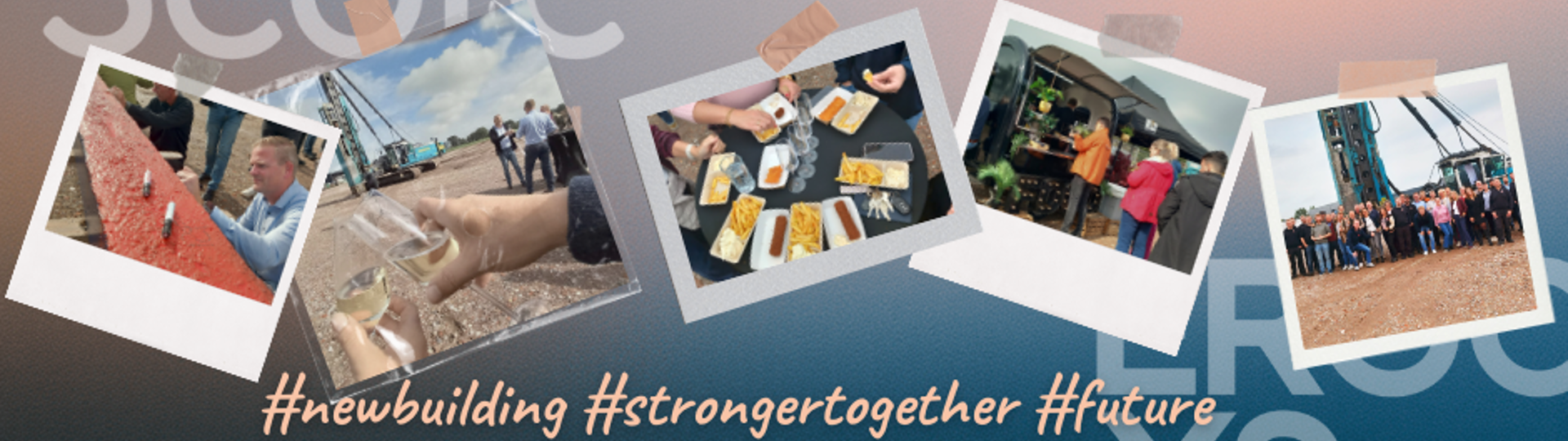 Eerste paal voor nieuw pand