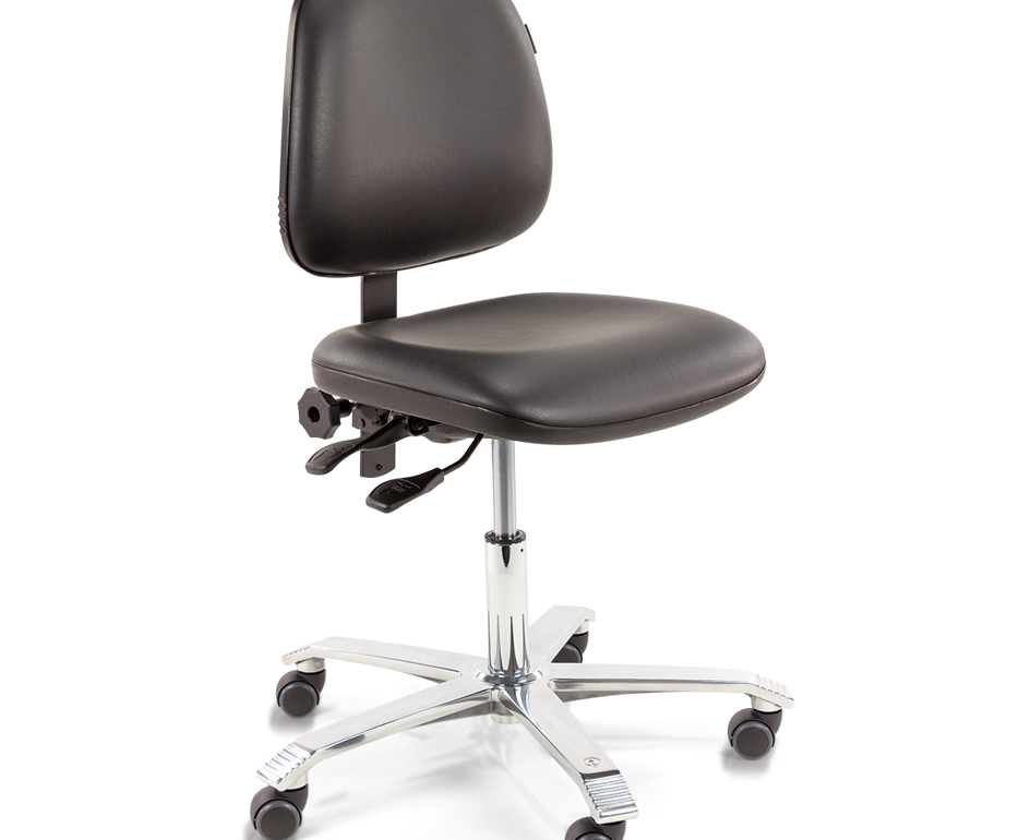 Ergo 2300 Stamskin Black Without Armrests (1)